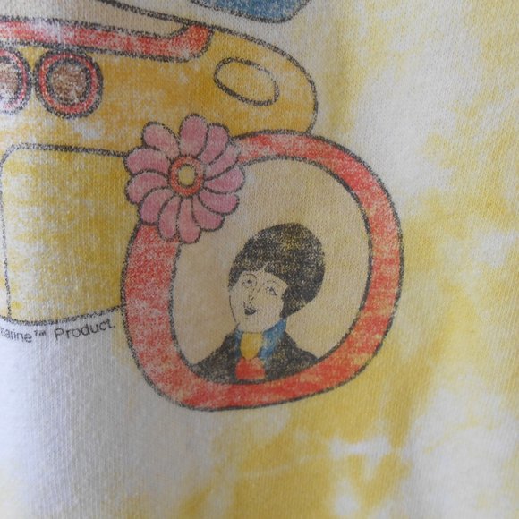 The Beatles Tie Dye Yellow Submarine Sweatshirt - Picture 7 of 10